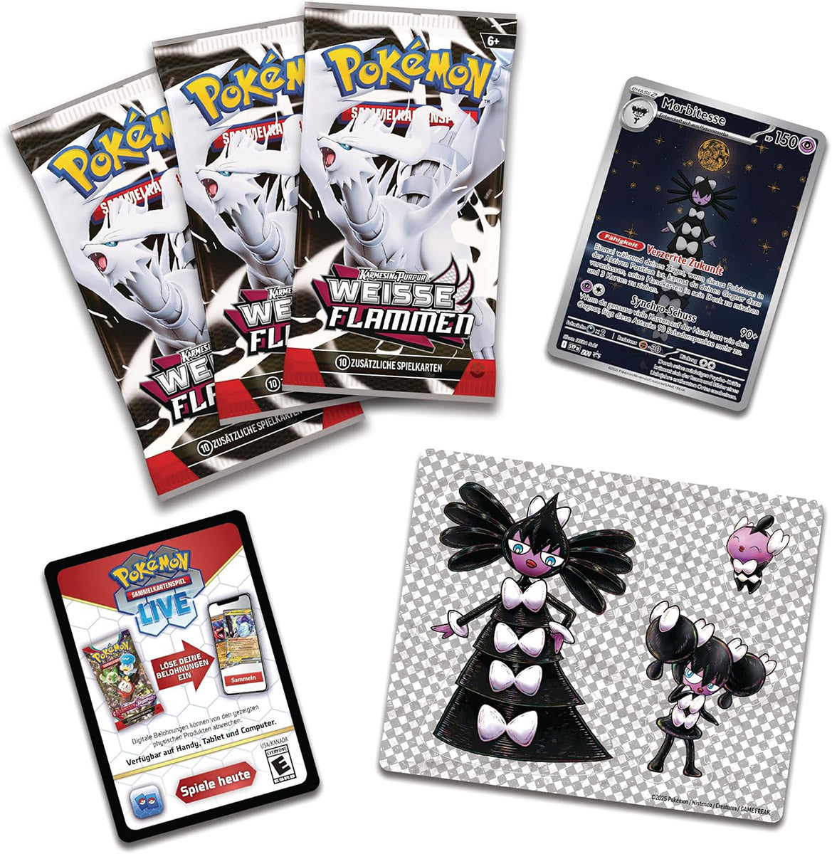 Pokémon KP10.5 Weiße Flammen 3-Pack Blister (DE)