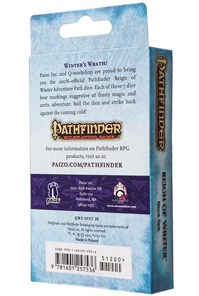 Pathfinder Reign of Winter Würfelset (7)