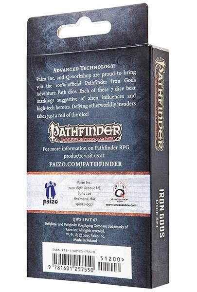 Pathfinder Iron Gods Würfelset (7)