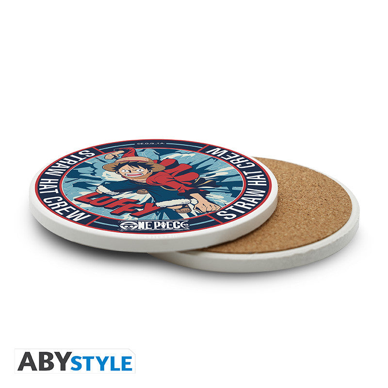One Piece Luffy Ceramic Coaster