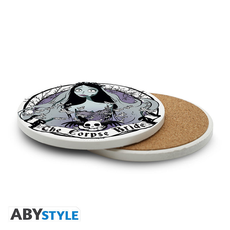 Corpse Bride "Emily" Ceramic Coaster