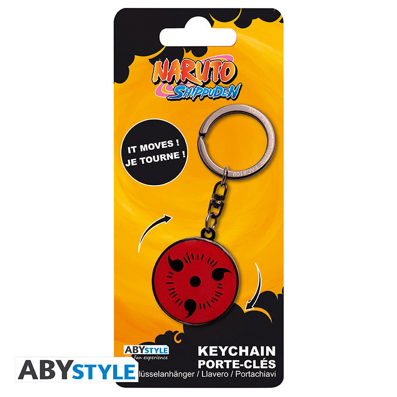 Naruto Shippuden Moving Keychain – Sharingan
