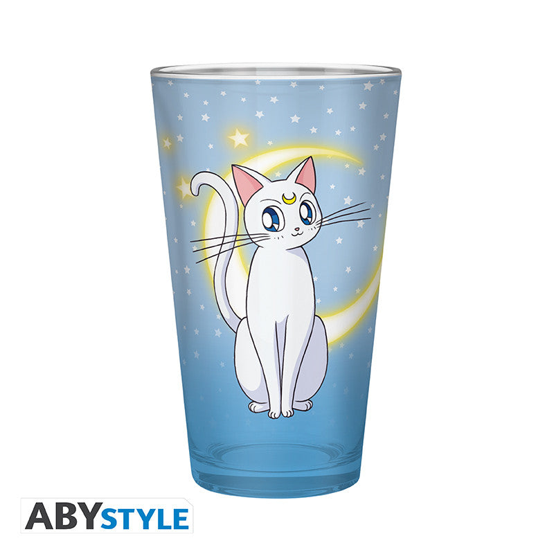 Sailor Moon Large Glass – Luna & Artemis 400 ml