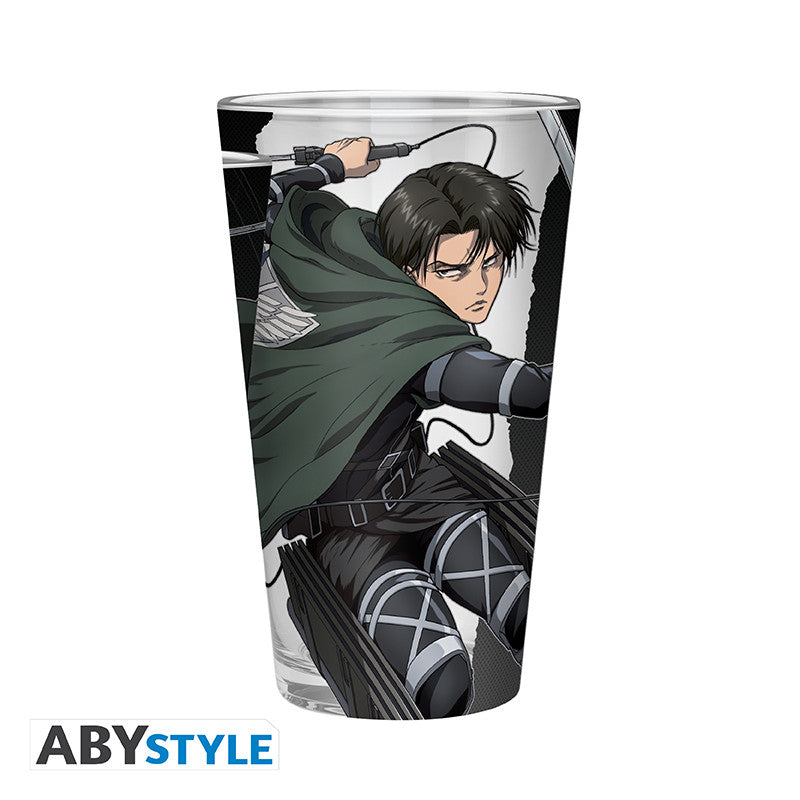 Attack on Titan Large Glass – Levi Season 4 400 ml