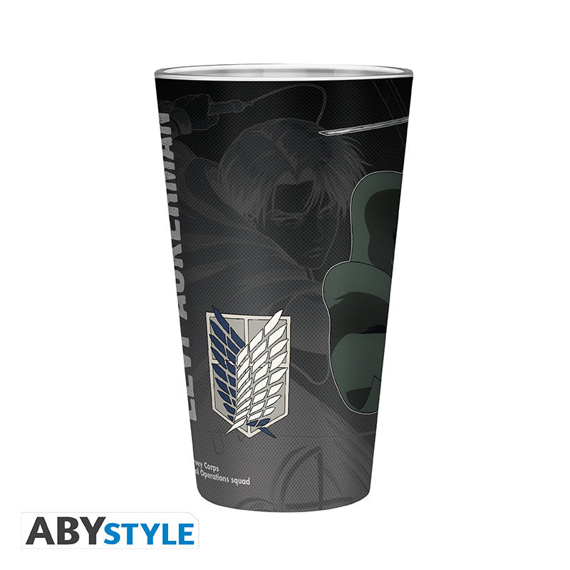 Attack on Titan Large Glass – Levi Season 4 400 ml