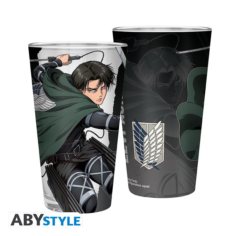 Attack on Titan Large Glass – Levi Season 4 400 ml
