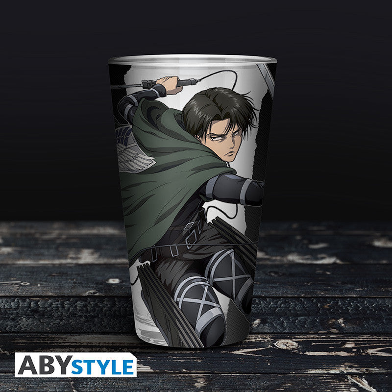 Attack on Titan Large Glass – Levi Season 4 400 ml