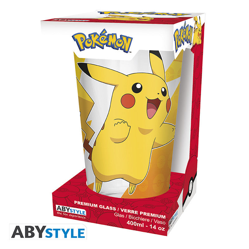 Pokémon Premium Glas – Pikachu Foil 400 ml