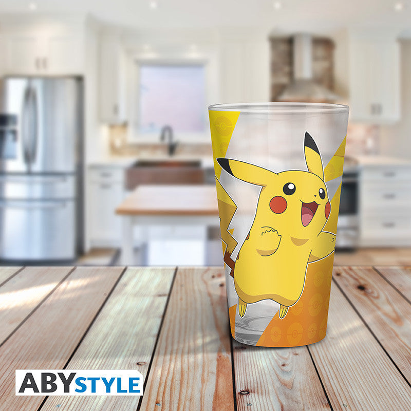 Pokémon Premium Glas – Pikachu Foil 400 ml