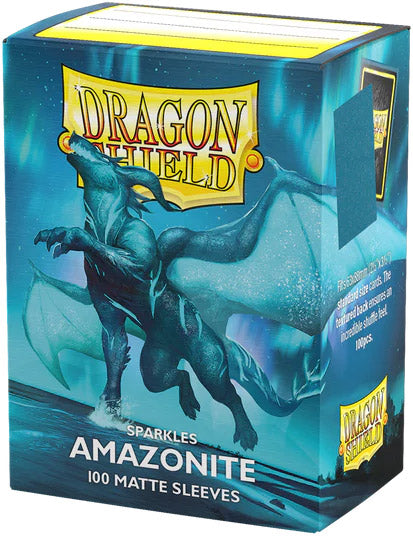 Dragon Shield Standard Sleeves - Matte Sparkles - Amazonite