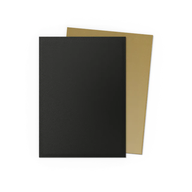 Dragon Shield Matte Dual Sleeves – Black/Gold (100)