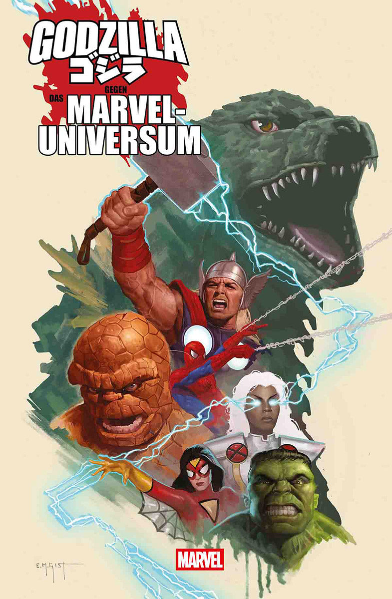 Godzilla Destroys the Marvel Universe