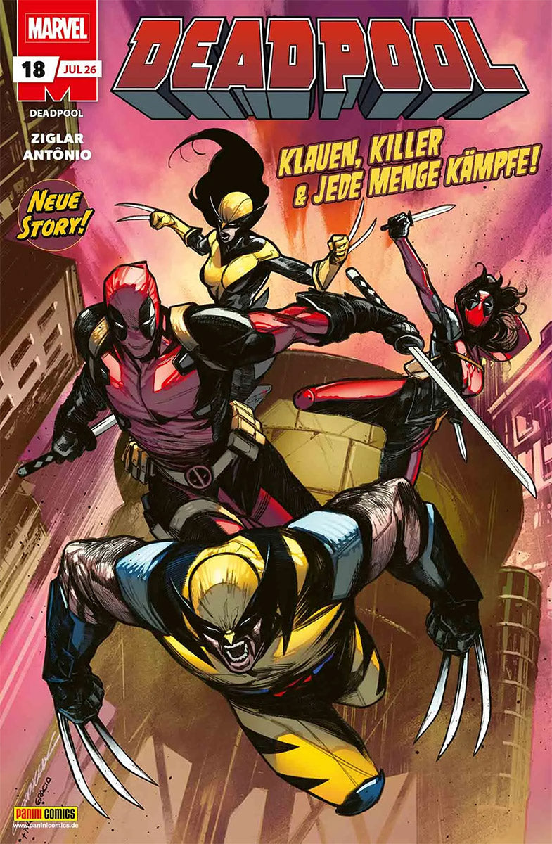Deadpool (2023) 18: Claws, Killers & Lots of Fights!