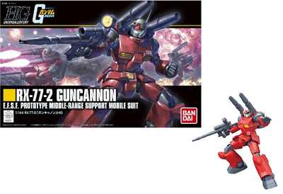 GUNDAM - Model Kit - High Grade - RX-77-2 Guncannon - 1/144