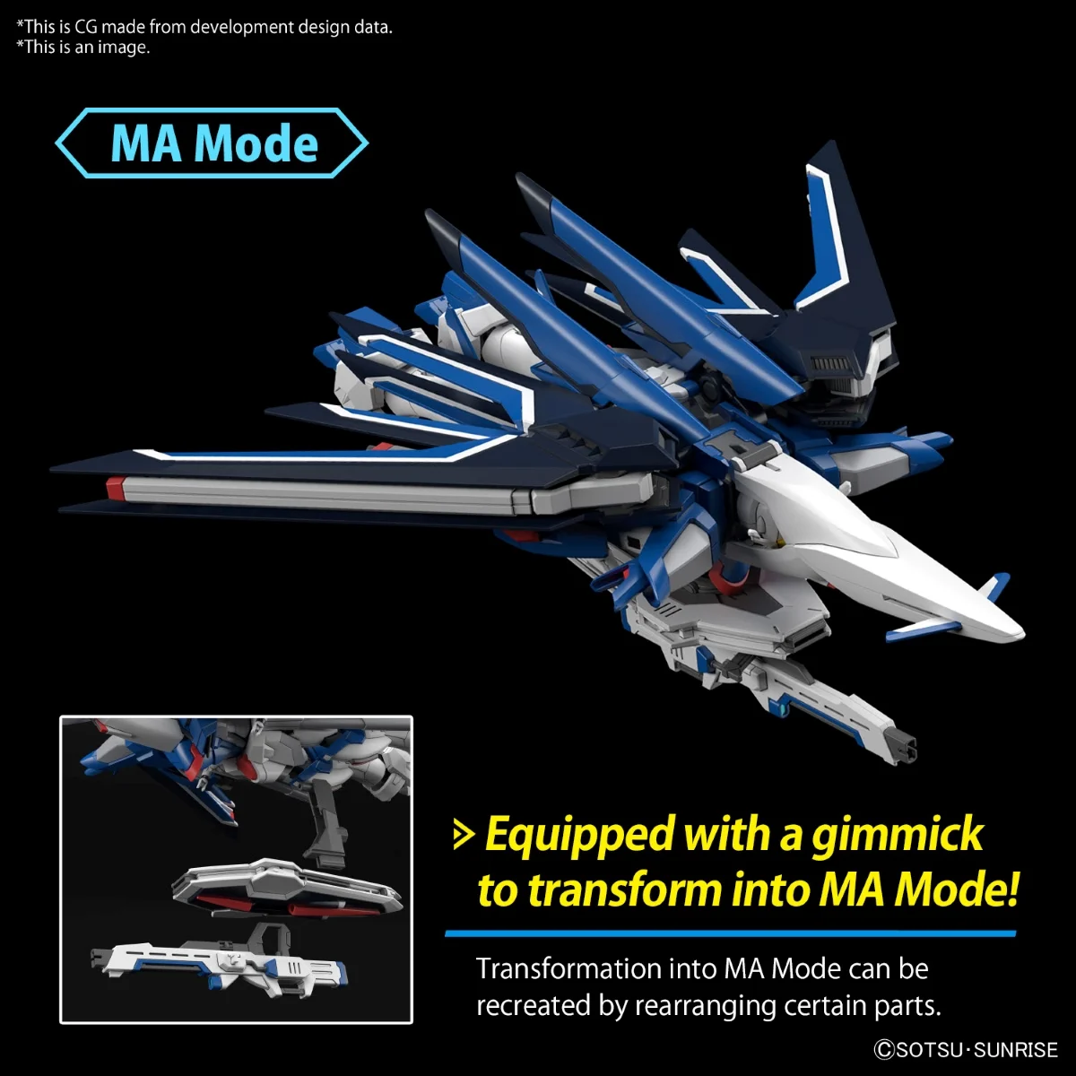 GUNDAM - HG 1/144 Rising Freedom Gundam - Model Kit