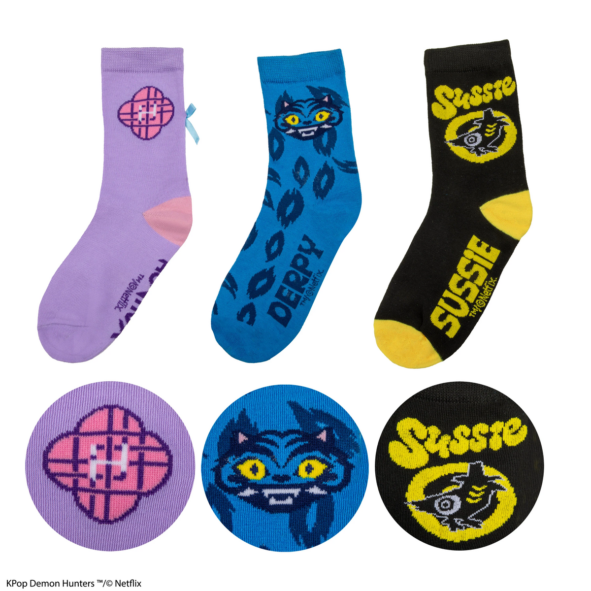 KPop Demon Hunters Socken-Set (3 Paar) Kpop Demon Hunters