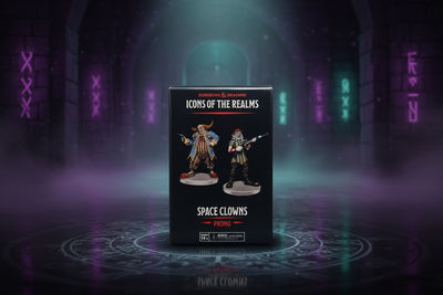 Prämie: Wizkids D&D Mini Icons of the Realms Spelljammer Space Clowns - Exclusive Promo