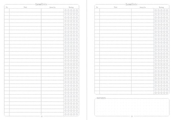The Panini Reading Journal