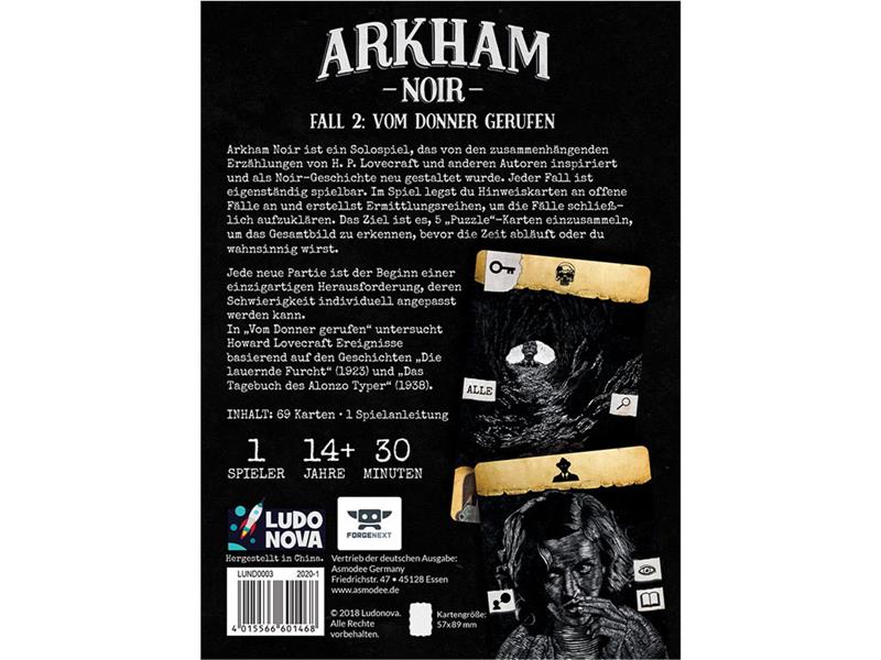 Arkham Noir – Fall 2: Vom Donner gerufen (DE)