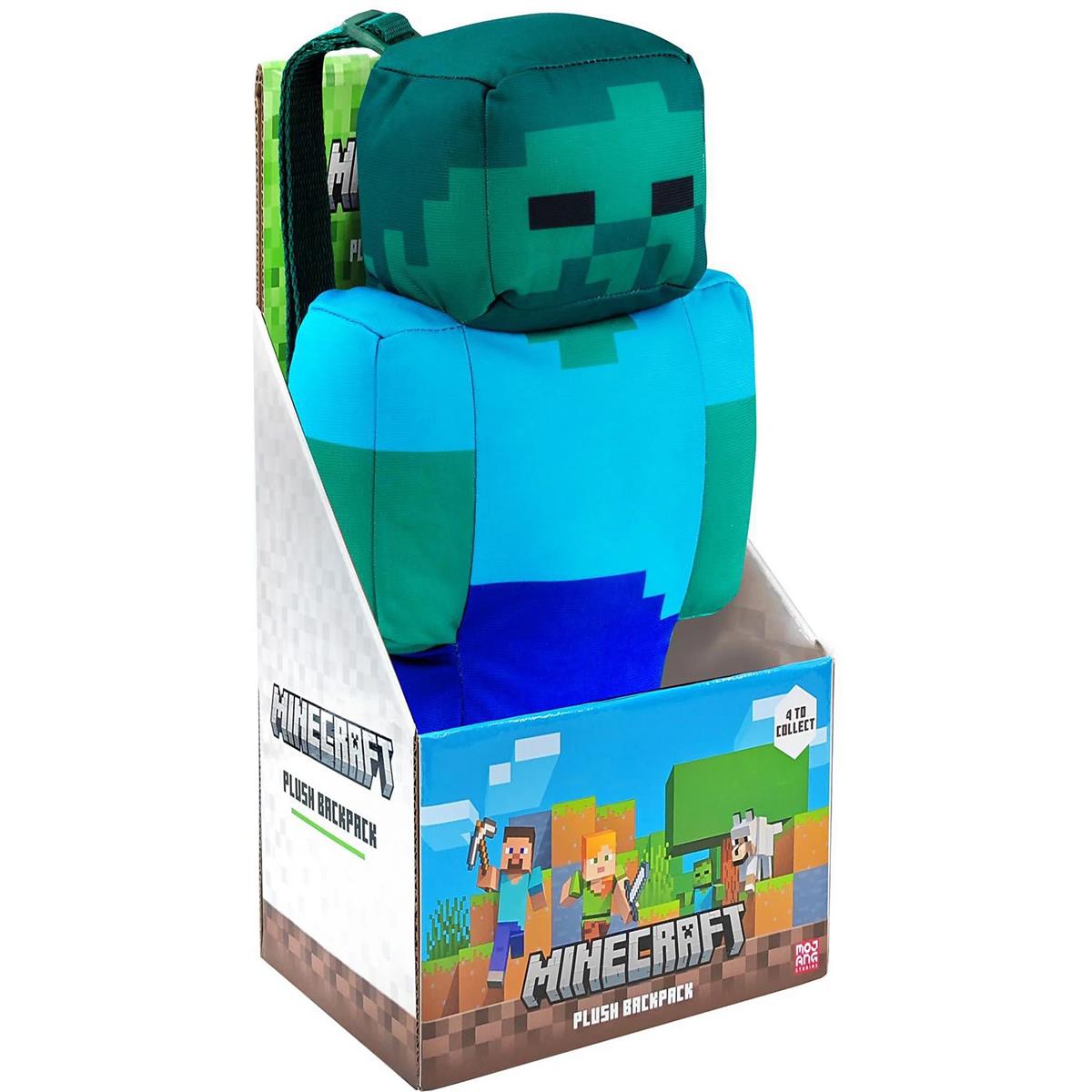 Minecraft Plüsch-Rucksack 30 cm Zombie