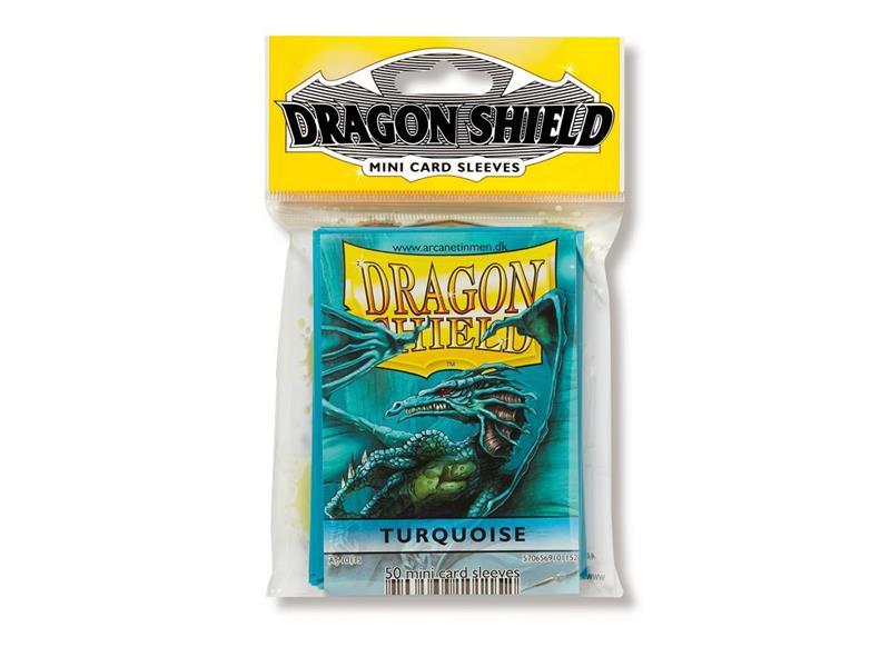 Dragon Shield Small Sleeves - Turquoise (50 Sleeves)