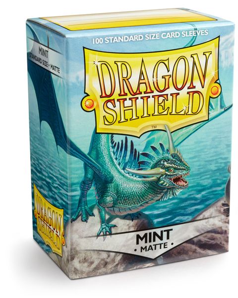 Dragon Shield Standard Sleeves - Matte Mint (100 Sleeves)