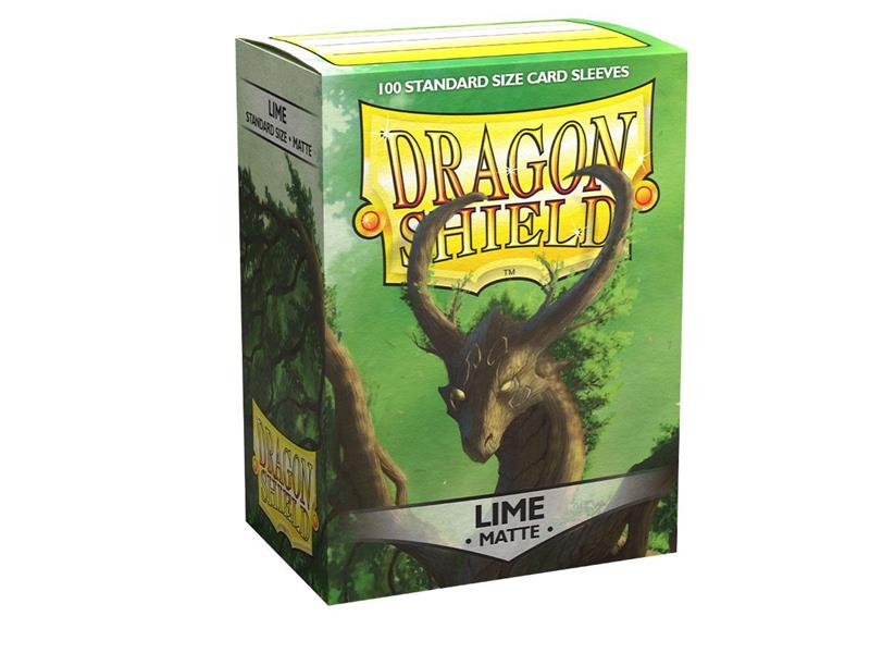 Dragon Shield Standard Sleeves - Matte Lime (100 Sleeves)