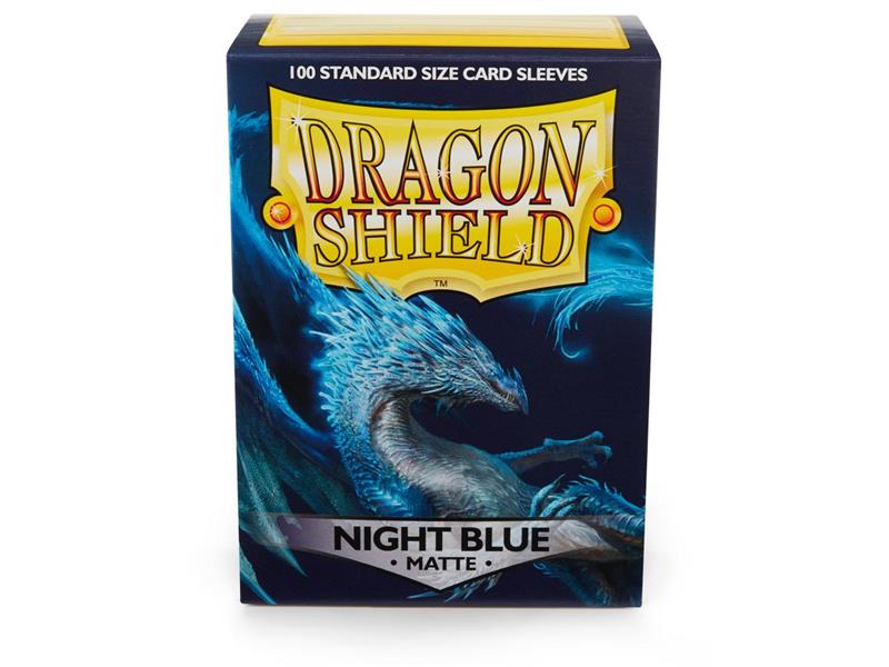 Dragon Shield Standard Sleeves - Matte Night Blue (100 Sleeves)