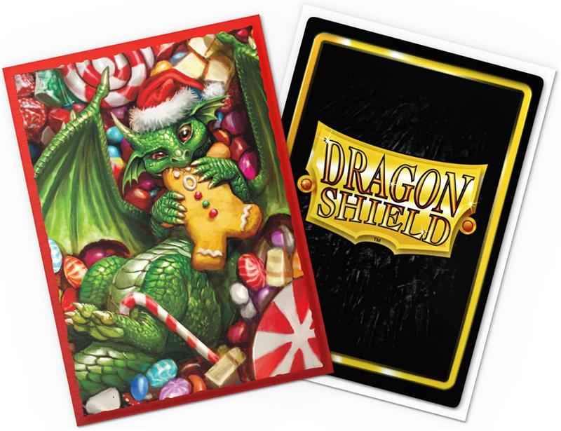 Dragon Shield Standard Sleeves - Brushed Art Christmas 2024 (100 Sleeves) (Limited Edition)
