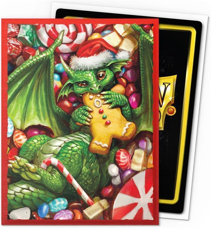 Dragon Shield Standard Sleeves - Brushed Art Christmas 2024 (100 Sleeves) (Limited Edition)