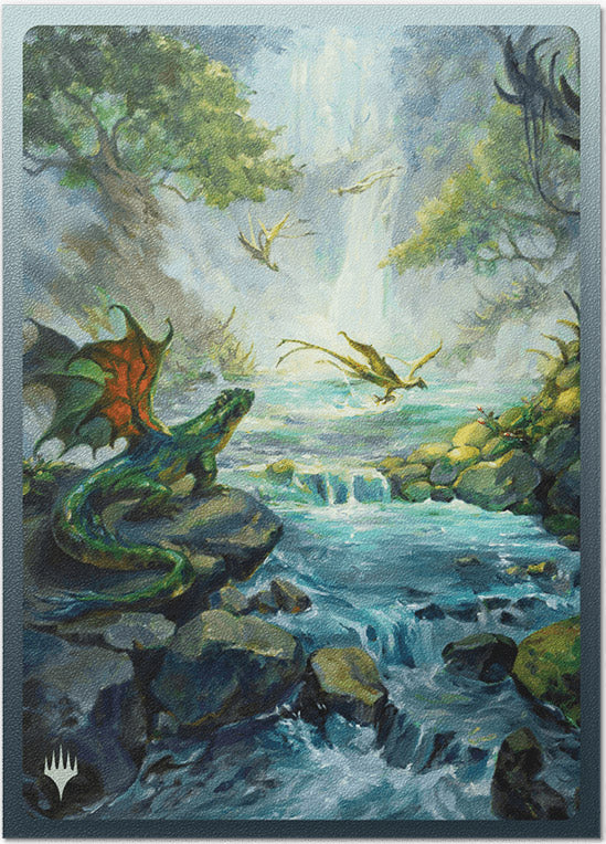 Matte Dual Art Sleeves MTG Landfall Series - Misty Rainforest