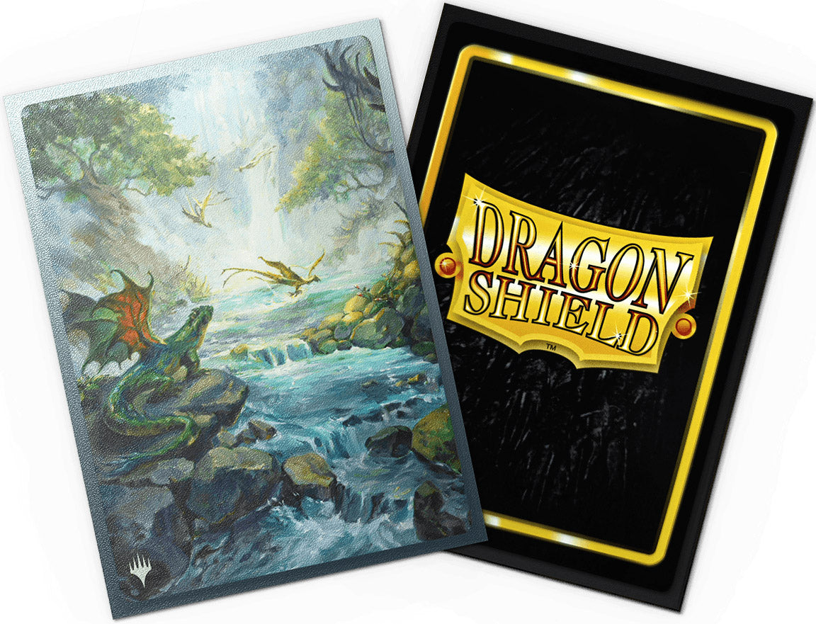 Matte Dual Art Sleeves MTG Landfall Series - Misty Rainforest