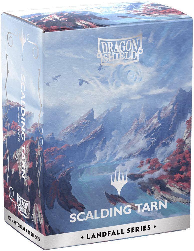 Matte Dual Art Sleeves MTG Landfall Series - Scalding Tarn