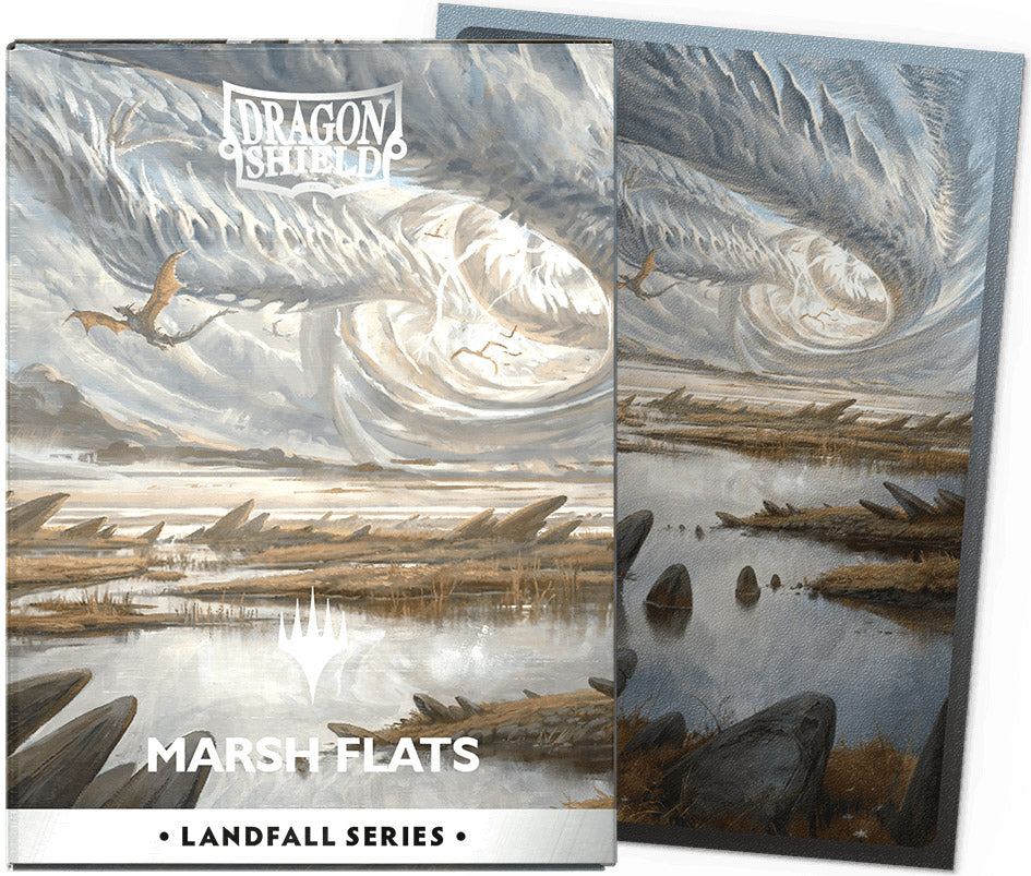 Matte Dual Art Sleeves MTG Landfall Series - Marsh Flats