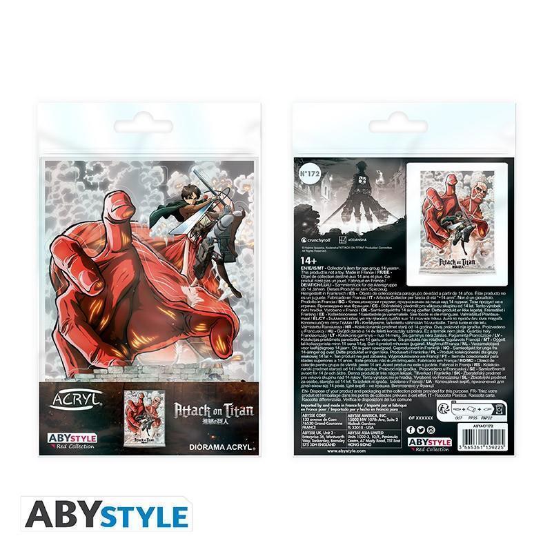 Attack on Titan Acryl Figure Diorama Eren vs Colossal Titan
