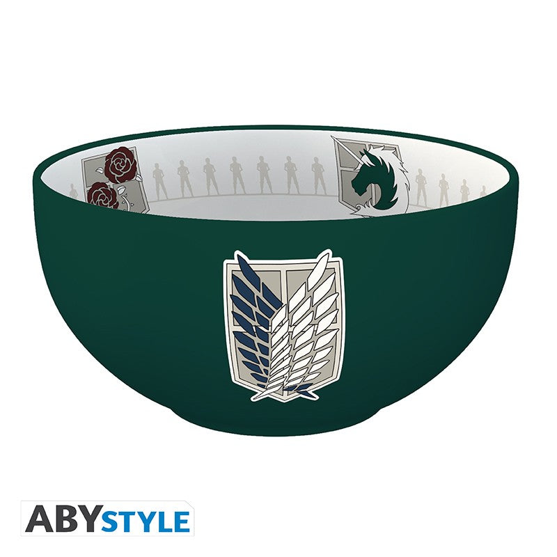 Attack on Titan Bowl 600 ml Emblems S3