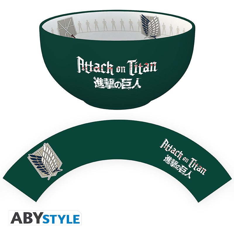 Attack on Titan Schüssel 600 ml Emblems S3