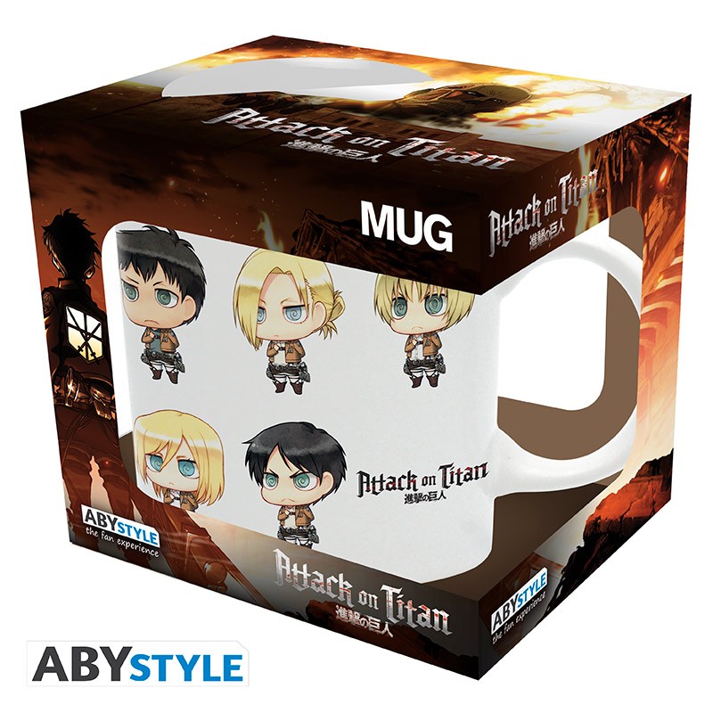 Attack on Titan Mug "All Chibis"