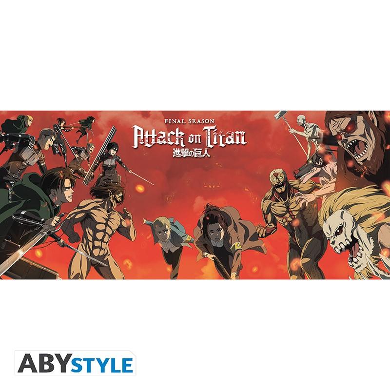 Attack on Titan Mug Battle Scene Season 4