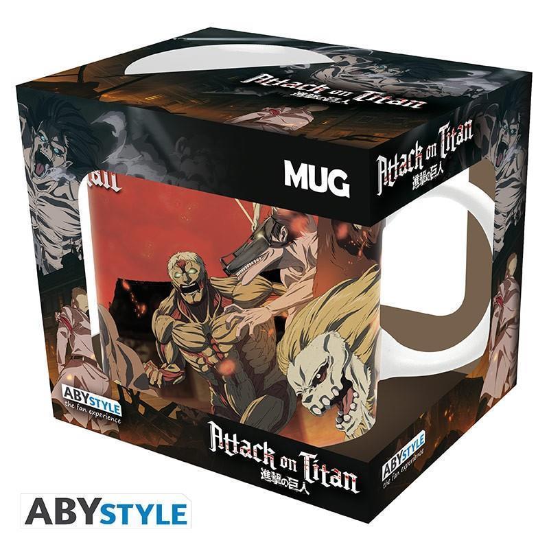 Attack on Titan Mug Battle Scene Season 4