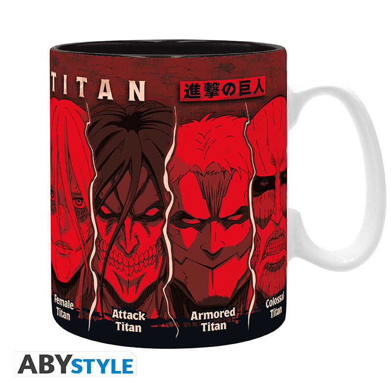 Attack on Titan Mug "All Titans"