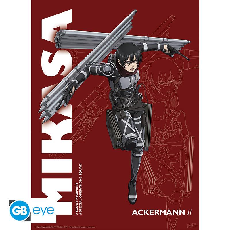 Attack on Titan Chibi Poster Set "Set 1" 52 x 38 cm