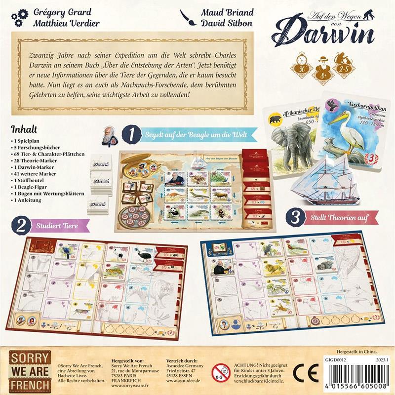 Auf den Wegen von Darwin (DE)