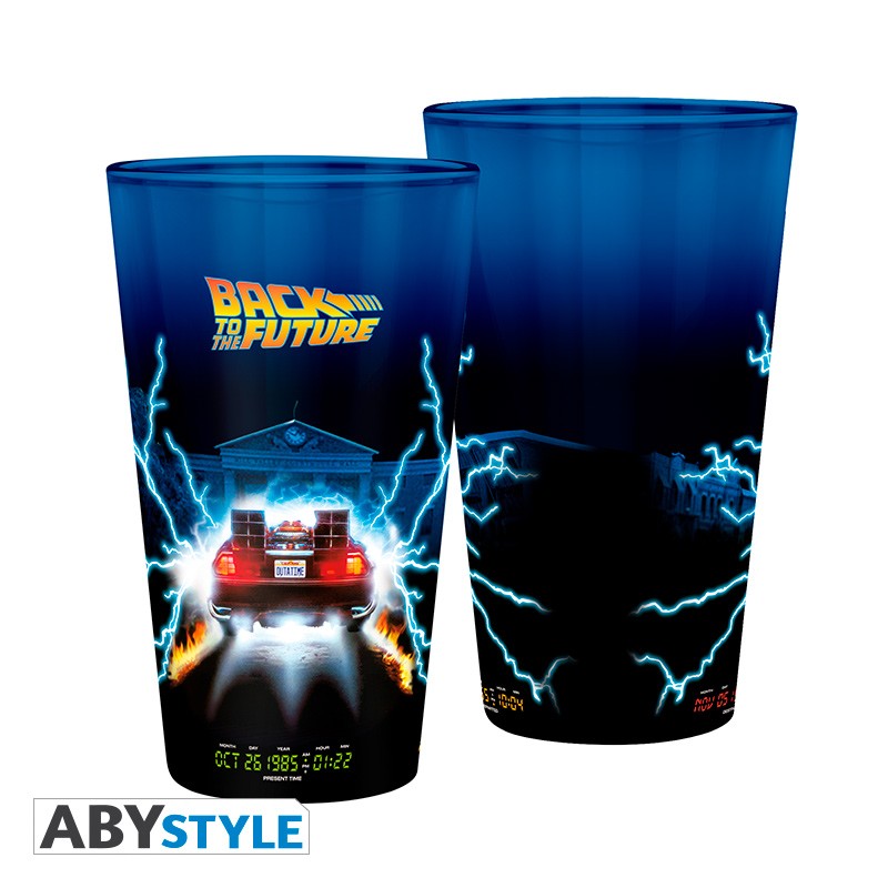 Back to the Future Glass DeLorean (large)