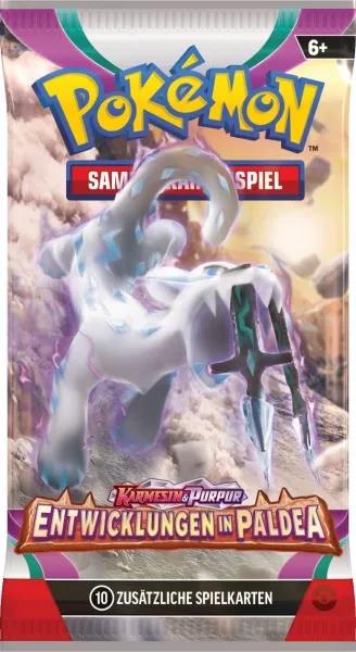 Pokemon Karmesin & Purpur 02 Entwicklungen in Paldea Booster Pack (DE)