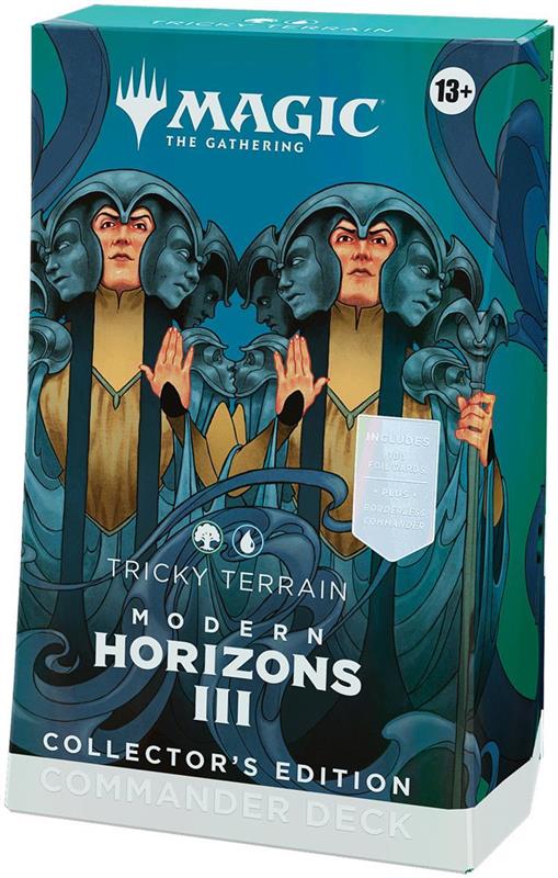 MTG - Modern Horizons 3 Commander Deck Collector Edition (EN) Tricky Terrain (Blue/Green)