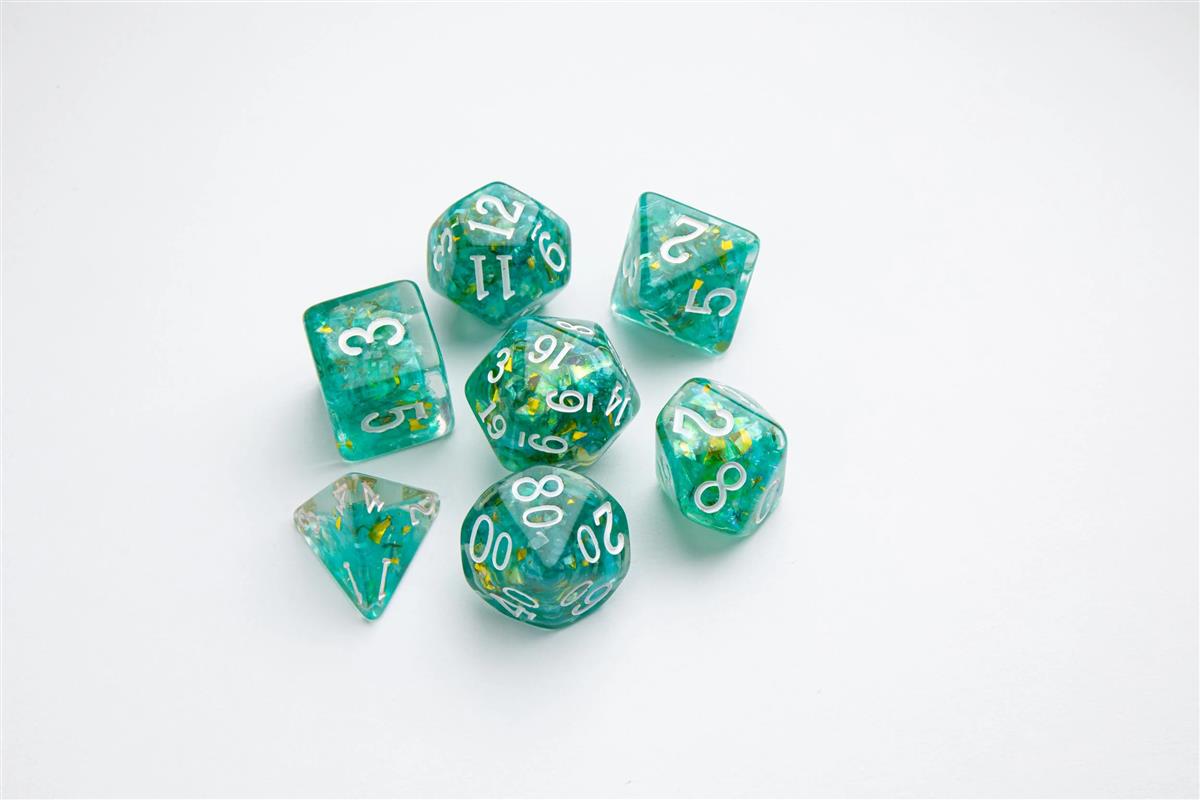 Candy-like Series - Mint - RPG Dice Set (7)