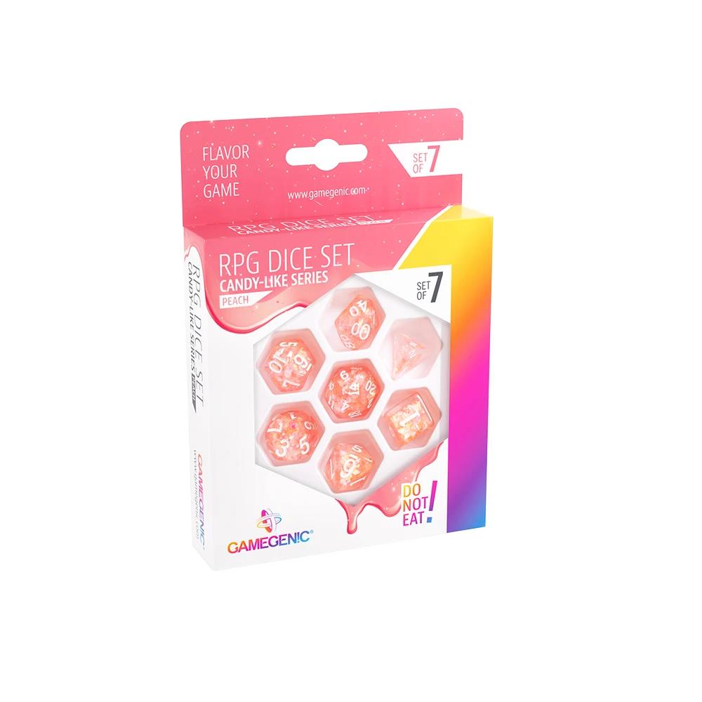 Candy-like Series - Peach - RPG Dice Set (7)