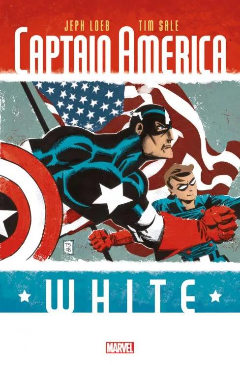 Captain America: Weiss HC mit Kunstdruck (333)