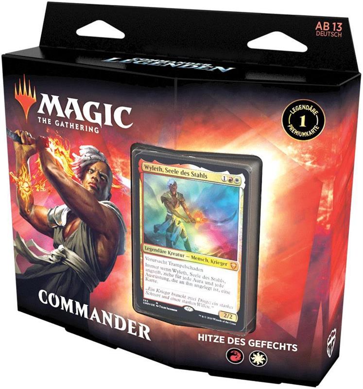 MTG - Commander Legenden Commander Deck (DE) Hitze des Gefechts (Weiß/Rot)